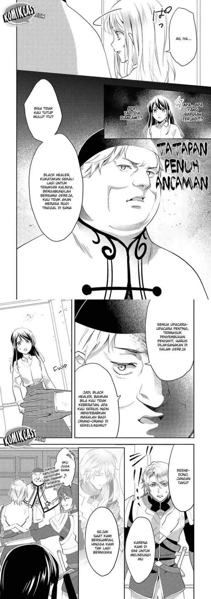 Isekai de ~Kuro no Iyashi Te~ tte Yobareteimasu chapter 17 halaman 6