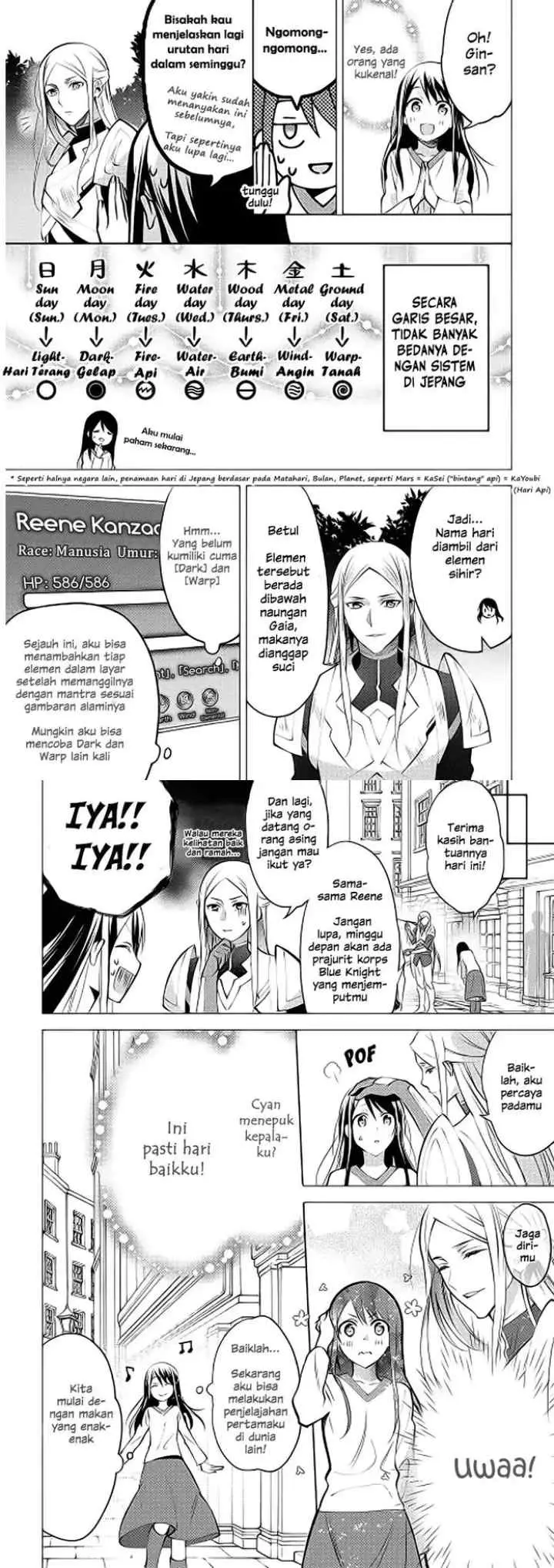 Isekai de ~Kuro no Iyashi Te~ tte Yobareteimasu chapter 8 halaman 4