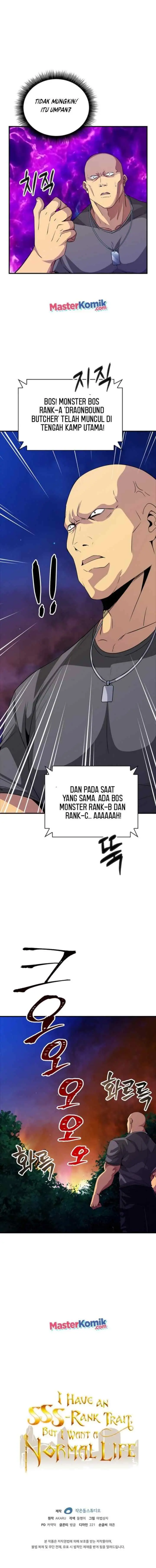 I have an SSS-rank Trait, but I want a Normal Life chapter 13 halaman 18