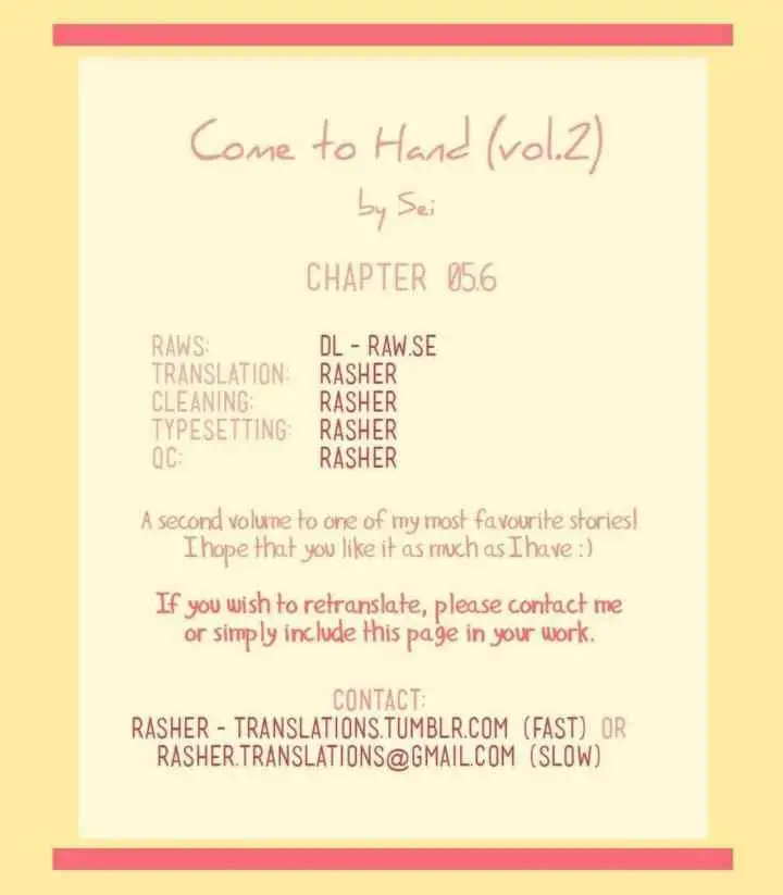 Come to Hand chapter 10.6 halaman 14