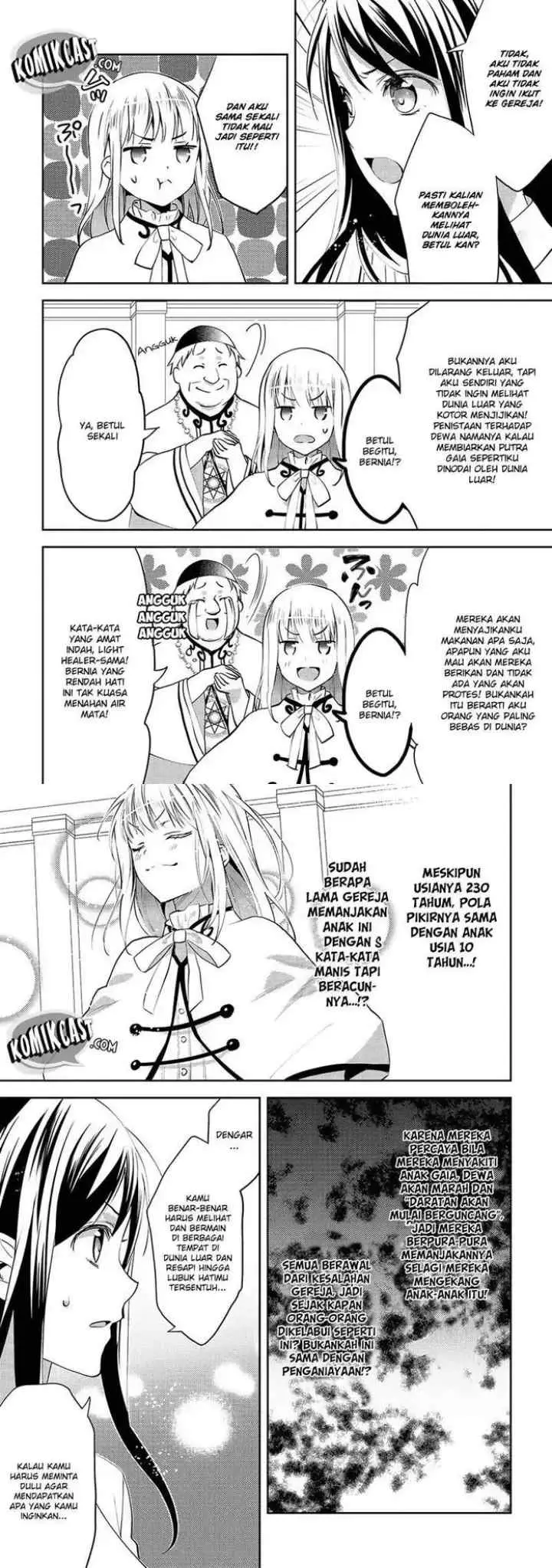 Isekai de ~Kuro no Iyashi Te~ tte Yobareteimasu chapter 17 halaman 4