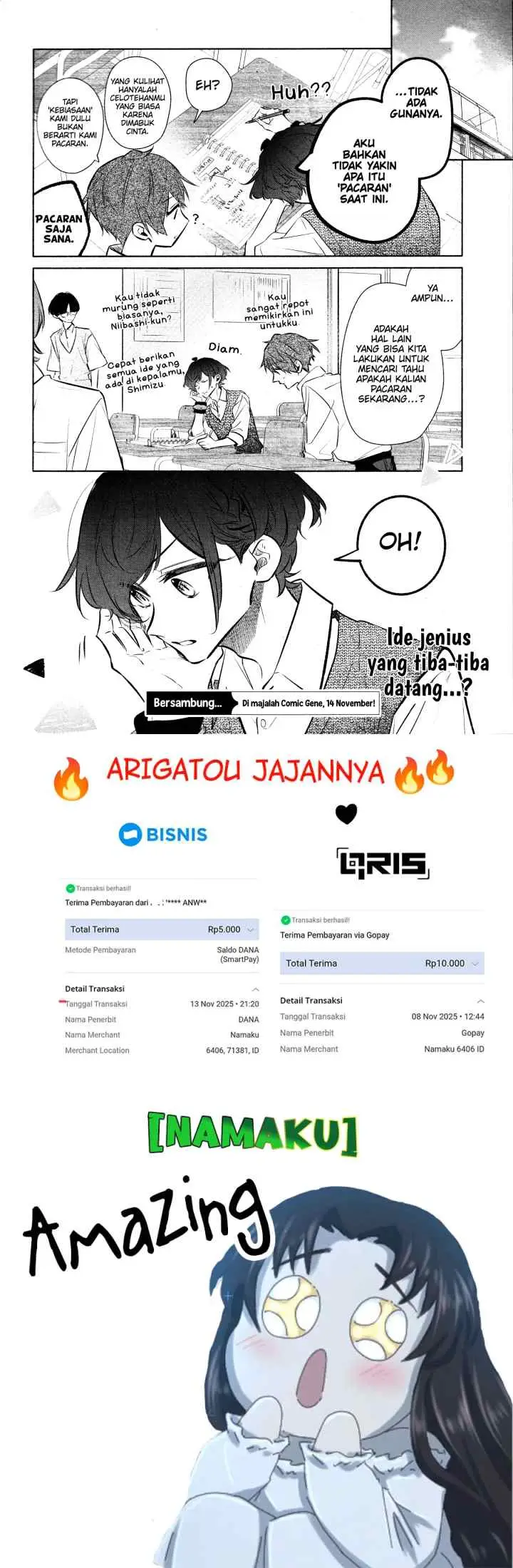 Hirano to Kagiura chapter 33.1 halaman 11