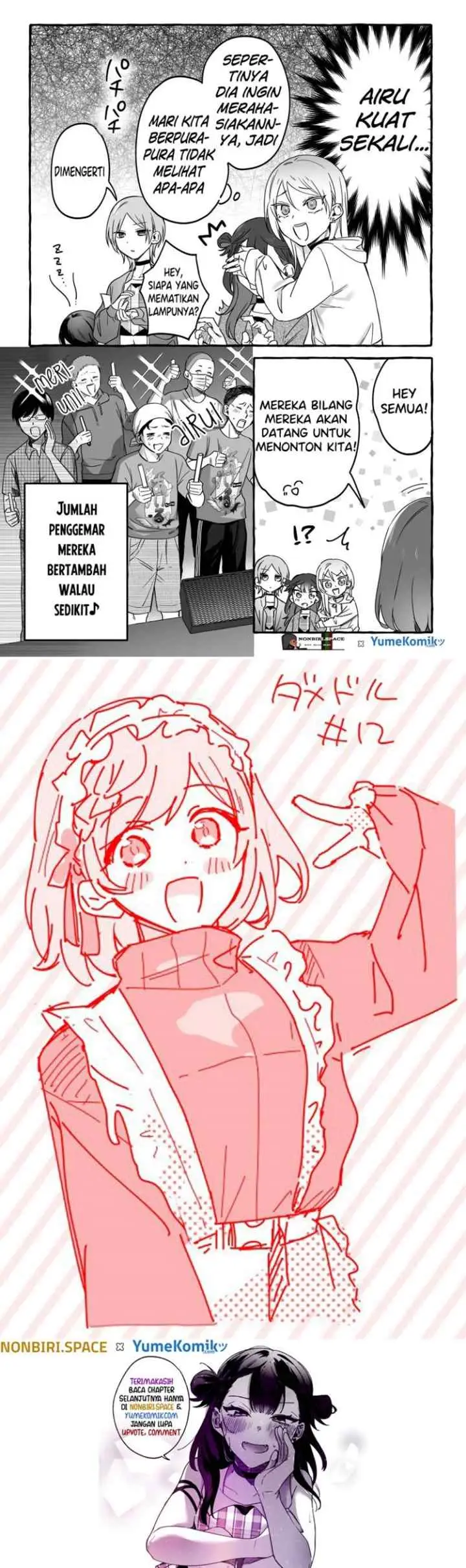 Damedol to Sekai ni Hitori Dake no Fan chapter 12 halaman 15