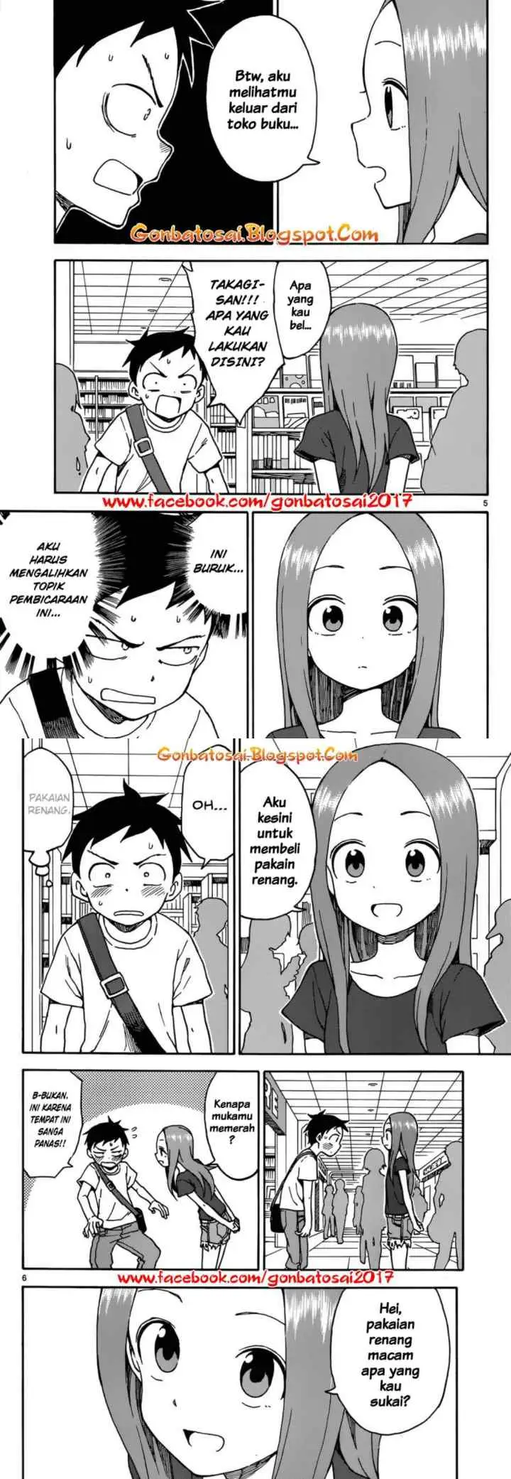 Karakai Jouzu no Takagi-san chapter 38 halaman 4