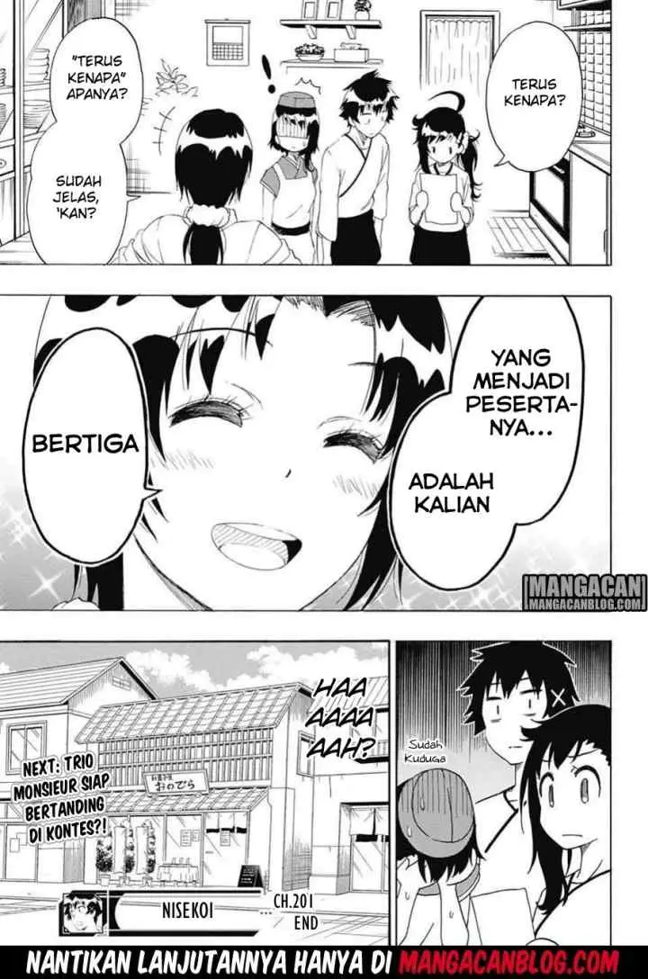 Nisekoi chapter 201 halaman 20