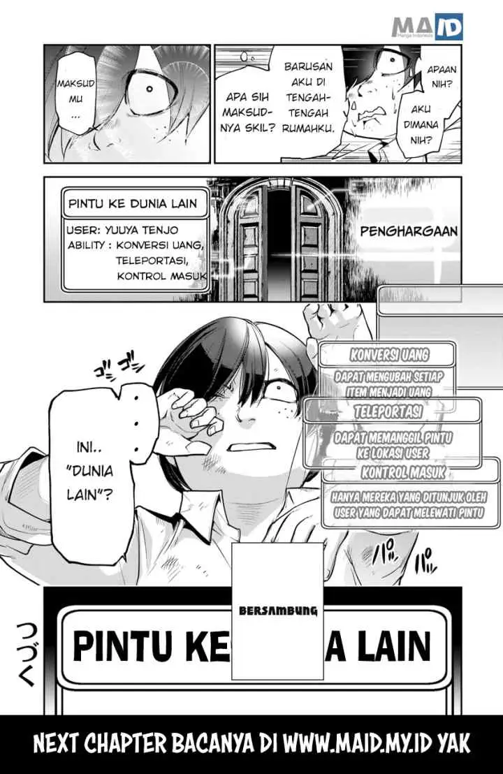 Isekai de Cheat Skill wo te ni Shita ore wa, Genjitsu Sekai wo mo Musou Suru ~Level Up wa Jinsei wo Kaeta~ chapter 1 halaman 14
