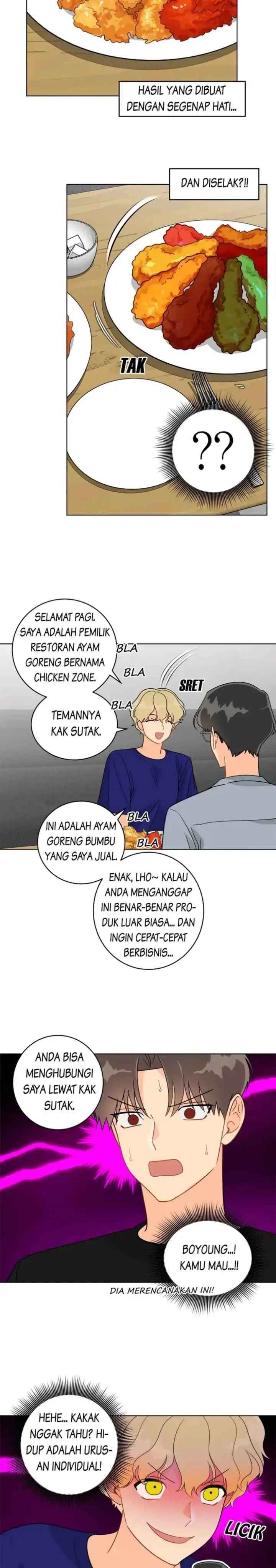 Ecstatic Chicken chapter 49 halaman 16