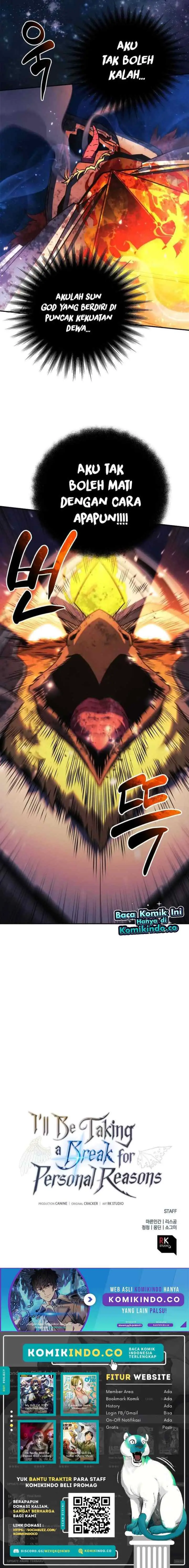 I'll Be Taking a Break for Personal Reasons chapter 83 halaman 11