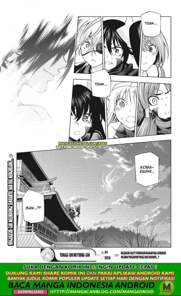 Yuragisou no Yuuna-san chapter 194 halaman 19