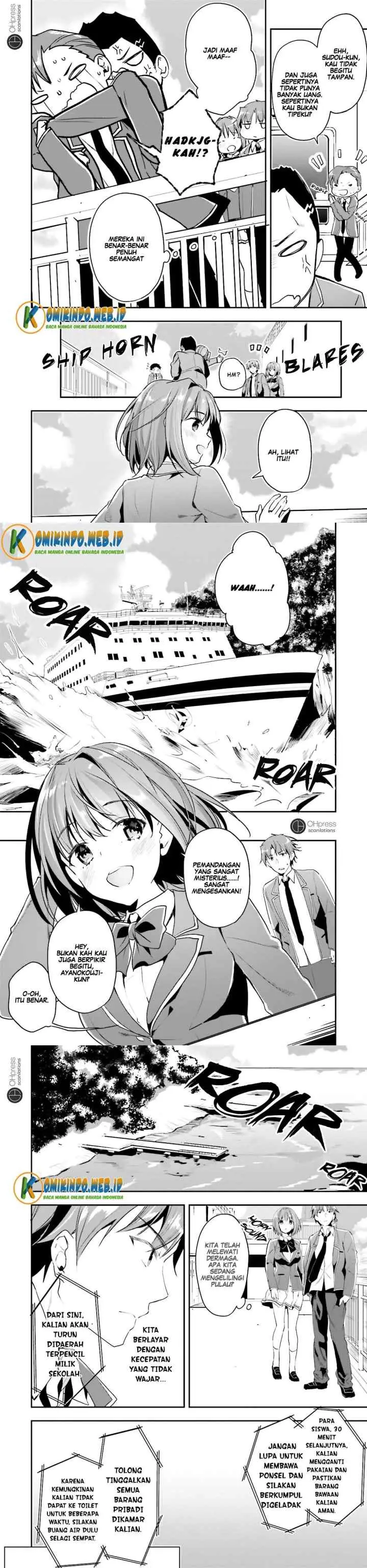 Youkoso Jitsuryoku Shijou Shugi no Kyoushitsu e chapter 16 halaman 8