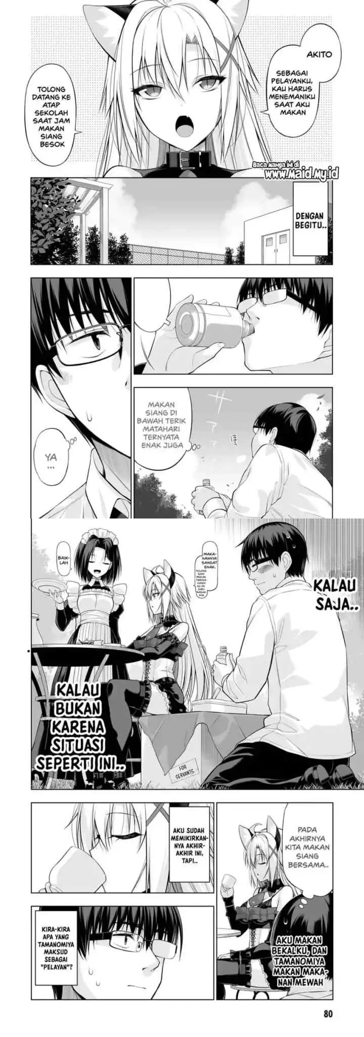 Anata wa Watashi no Geboku desu - Neko to Geboku no Himitsu no Kankei chapter 3 halaman 4