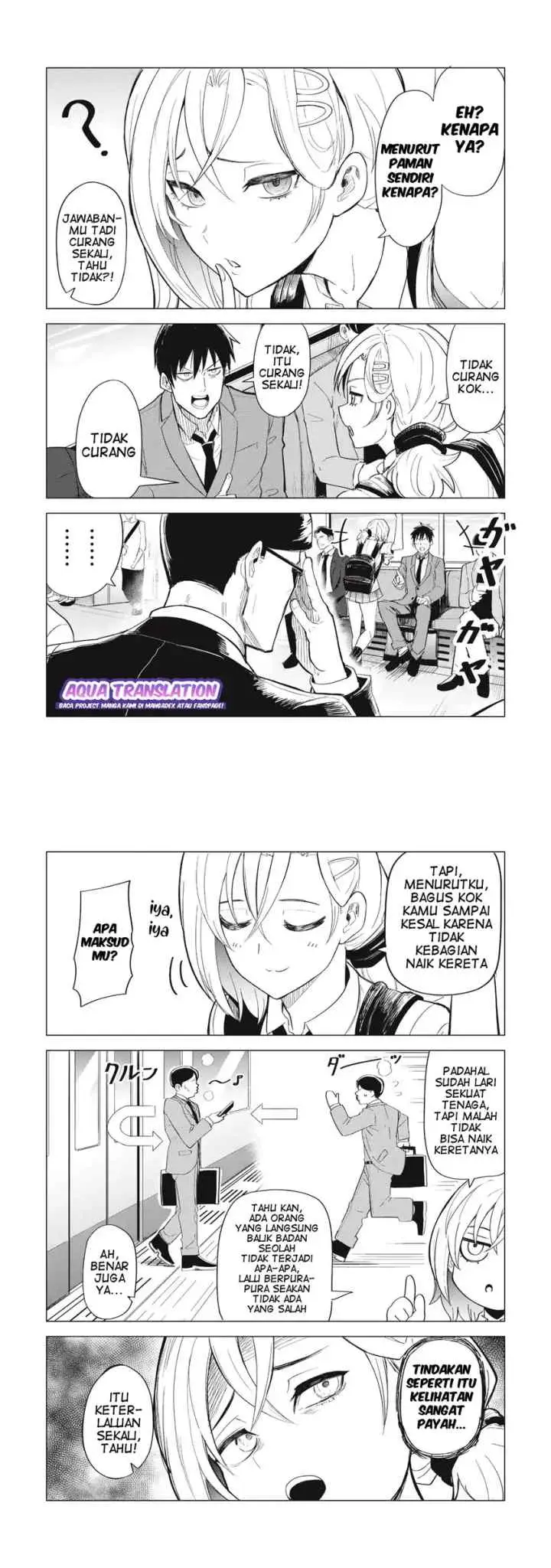 Asa no Tsuukin Densha de, Yatara to Hanashikakete Kuru Joshikousei chapter 2 halaman 7