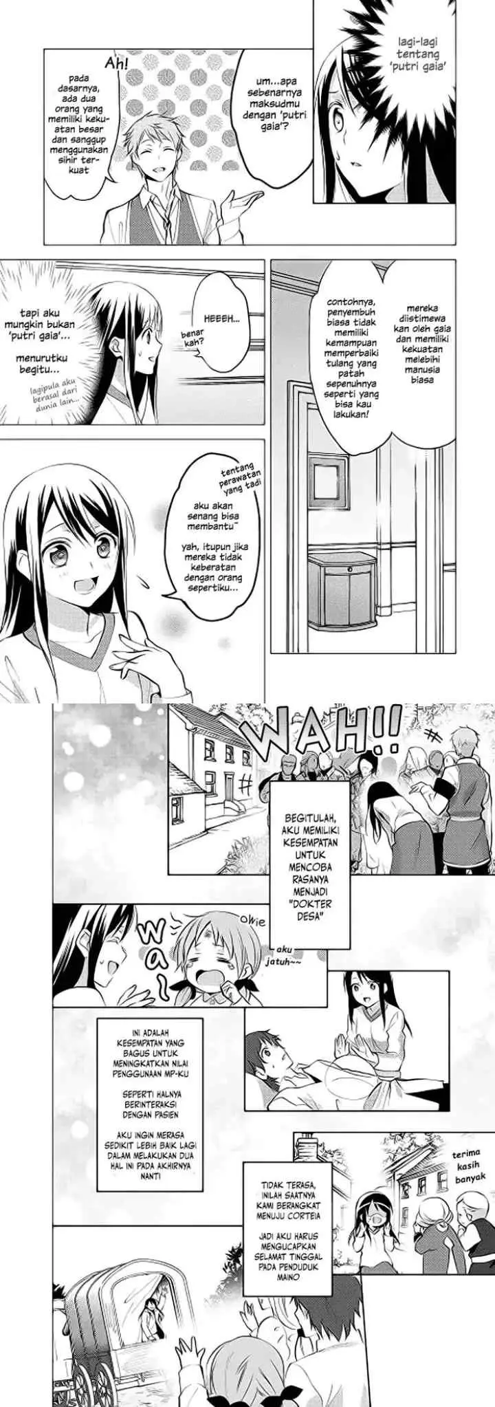 Isekai de ~Kuro no Iyashi Te~ tte Yobareteimasu chapter 6 halaman 12