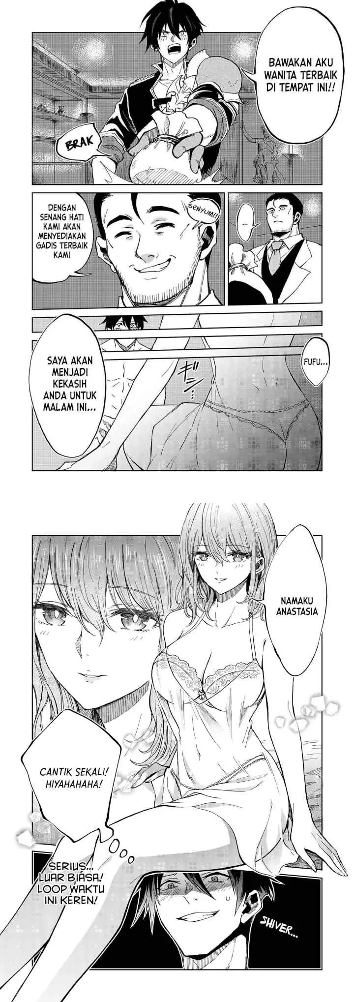 Isekai Harem Loop ~Kurikaesareru 1-nichi kara dasshutsu suru tame ni dakimakurimas~ chapter 2 halaman 6