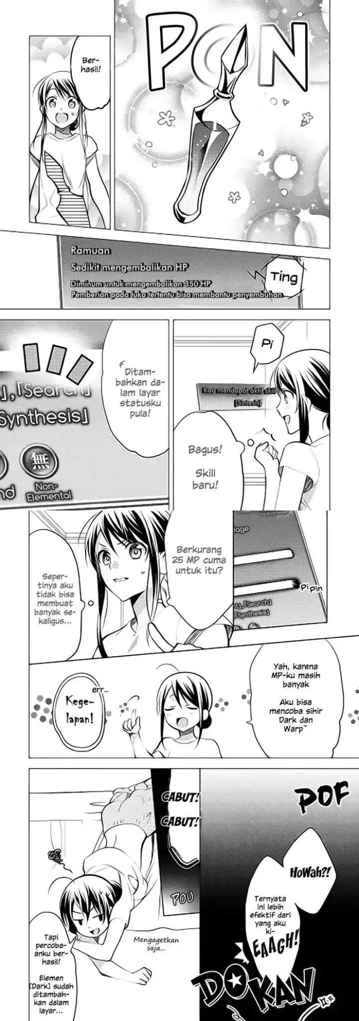 Isekai de ~Kuro no Iyashi Te~ tte Yobareteimasu chapter 8 halaman 8