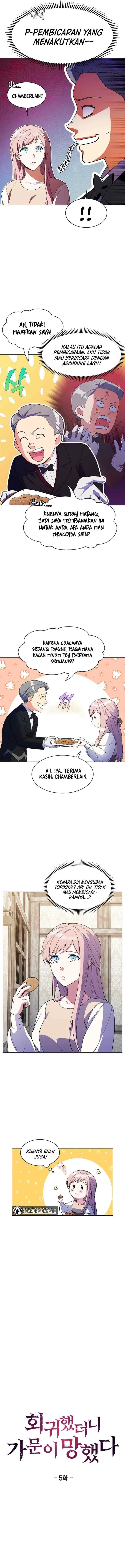 I Regressed to My Ruined Family chapter 5 halaman 7
