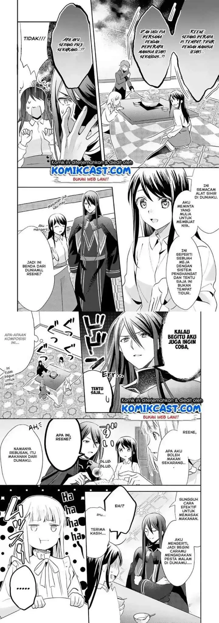 Isekai de ~Kuro no Iyashi Te~ tte Yobareteimasu chapter 44 halaman 12