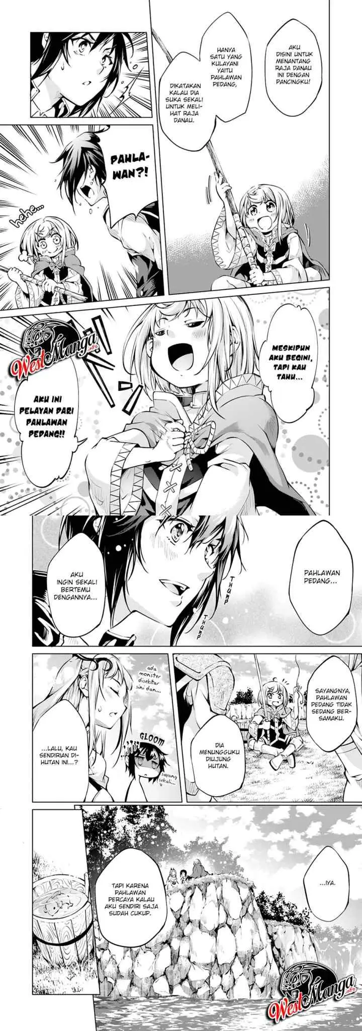 Kamigami ni Sodaterare Shimo no, Saikyou to Naru chapter 9 halaman 7