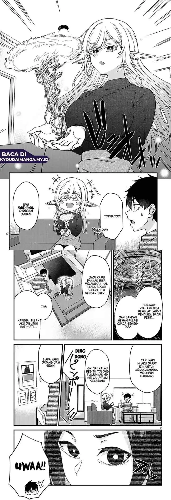 Isekai Kara Kita Elf to Tomo ni Sugosu Nichijou chapter 3 halaman 8