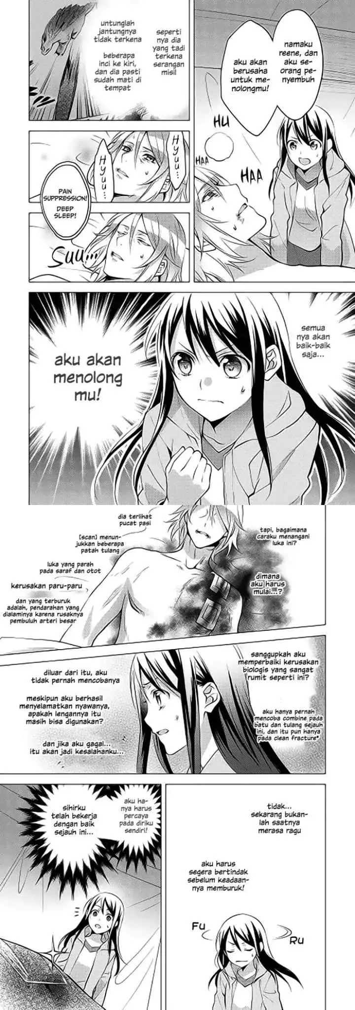 Isekai de ~Kuro no Iyashi Te~ tte Yobareteimasu chapter 4 halaman 10