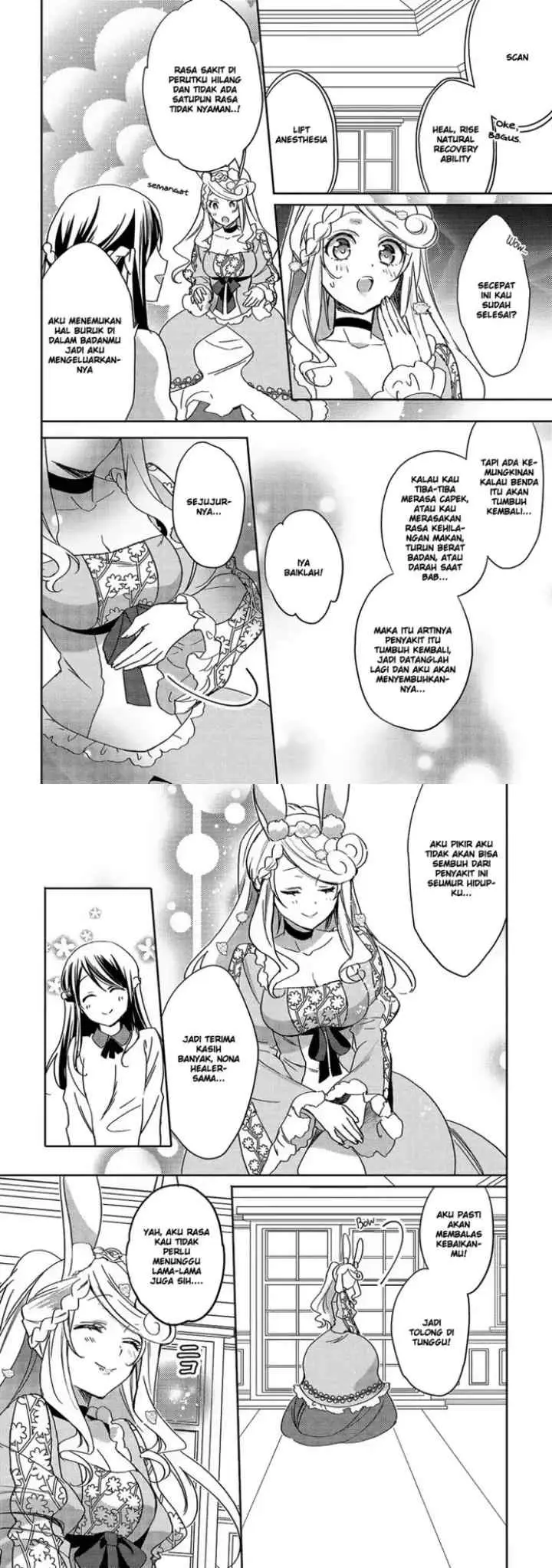 Isekai de ~Kuro no Iyashi Te~ tte Yobareteimasu chapter 19 halaman 7