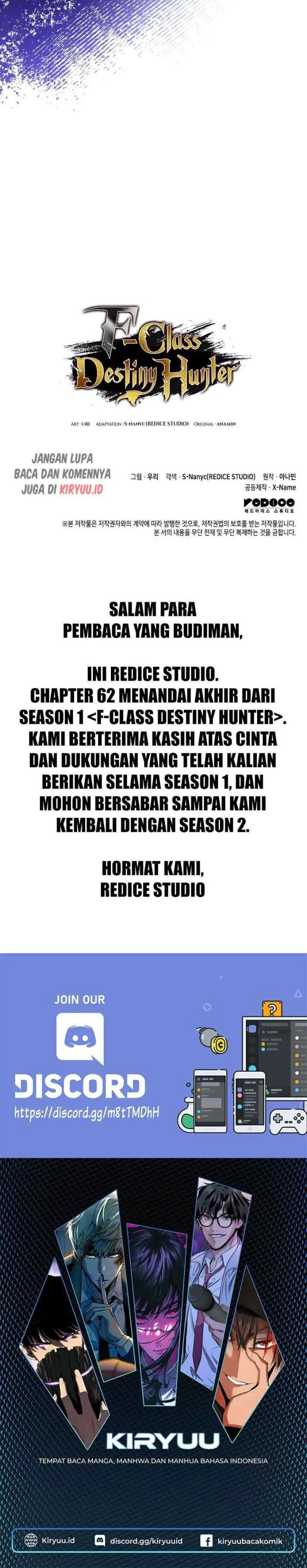 F-Class Destiny Hunter chapter 62 halaman 17