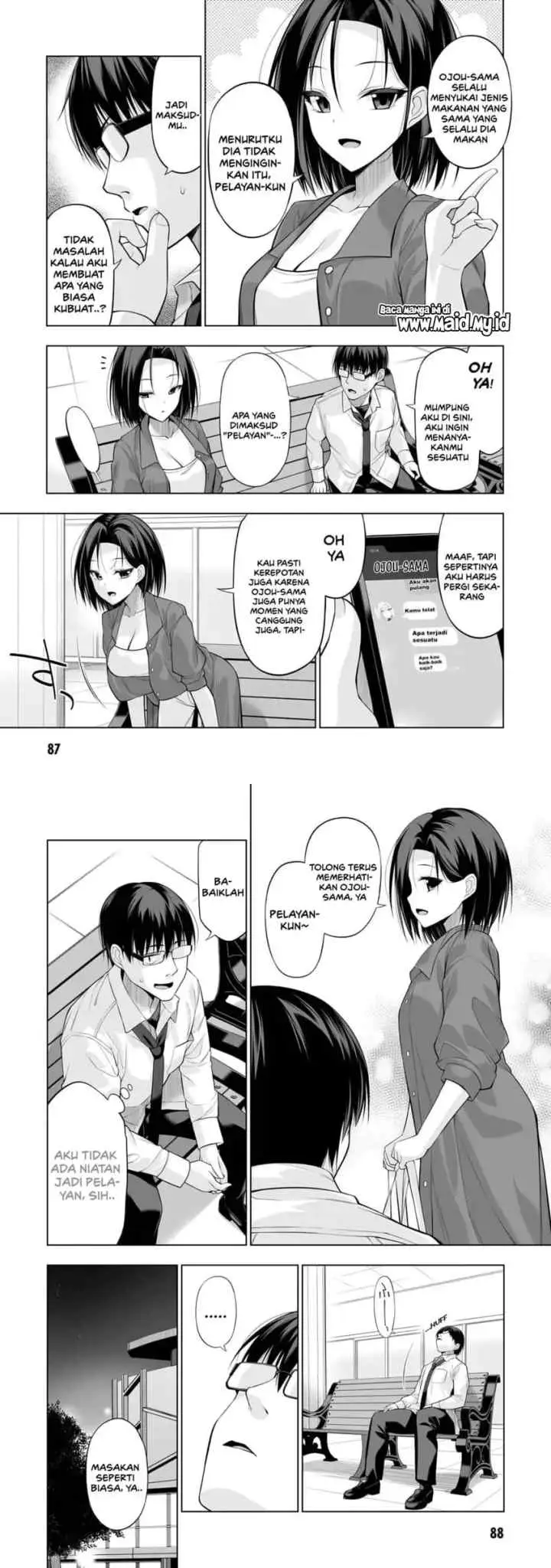 Anata wa Watashi no Geboku desu - Neko to Geboku no Himitsu no Kankei chapter 3 halaman 8