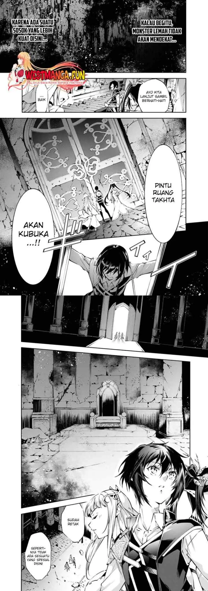 Kamigami ni Sodaterare Shimo no, Saikyou to Naru chapter 47 halaman 4