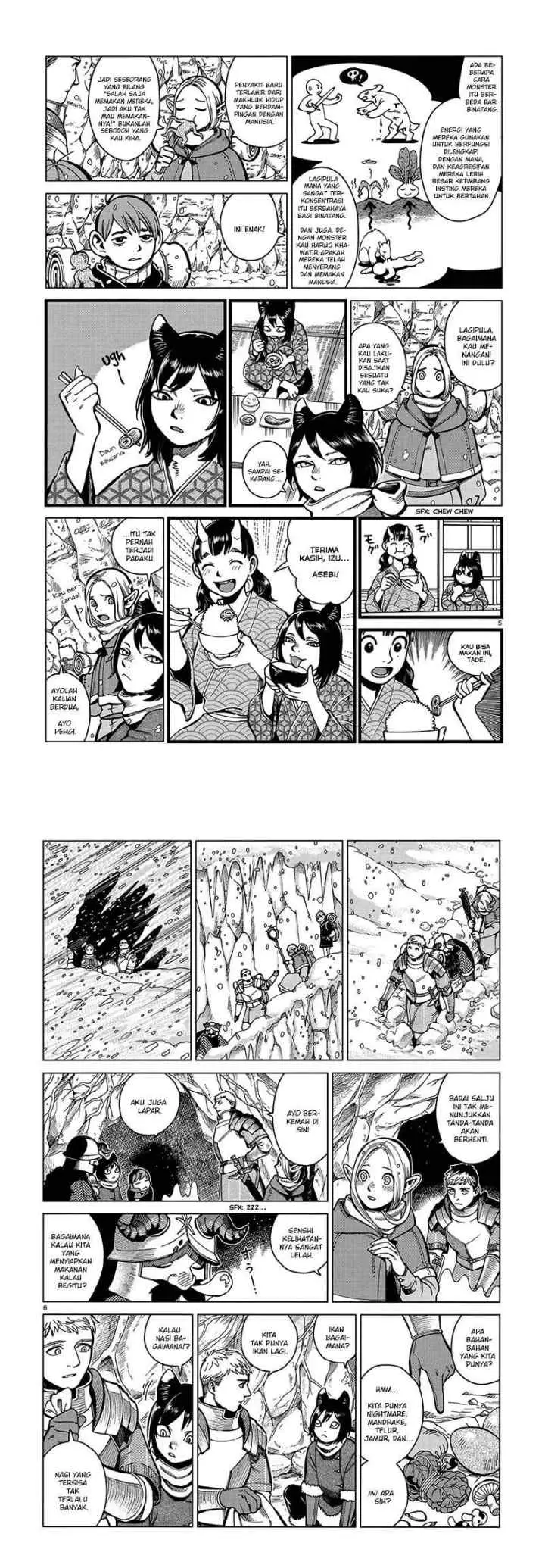 Dungeon Meshi chapter 44 halaman 4