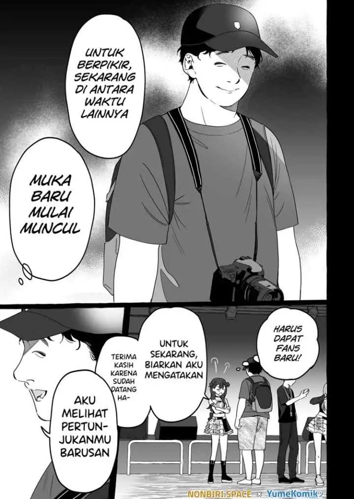Damedol to Sekai ni Hitori Dake no Fan chapter 9 halaman 9