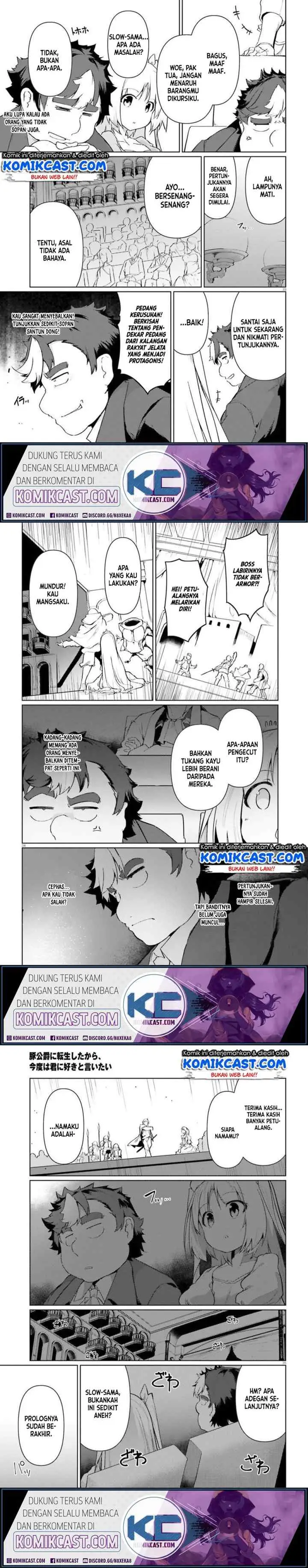Buta Koushaku ni Tensei shita kara Kondo wa Kimi ni Suki to Iitai chapter 20 halaman 12