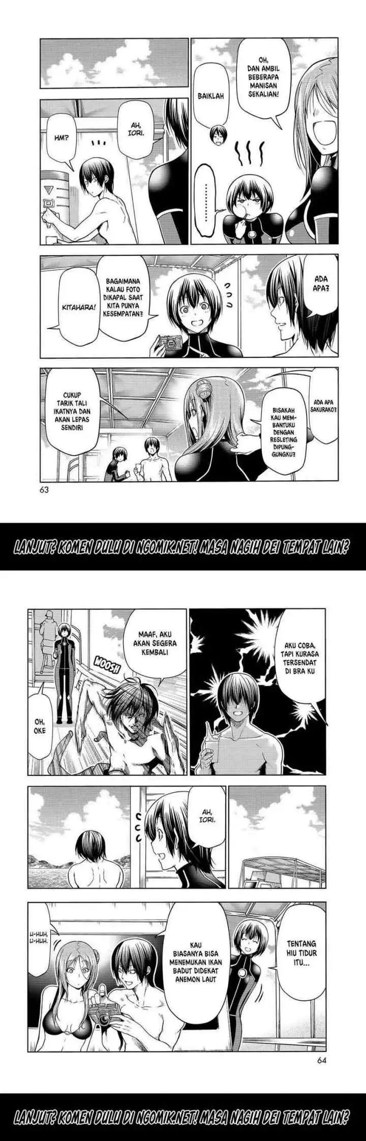 Grand Blue chapter 68.1 halaman 13