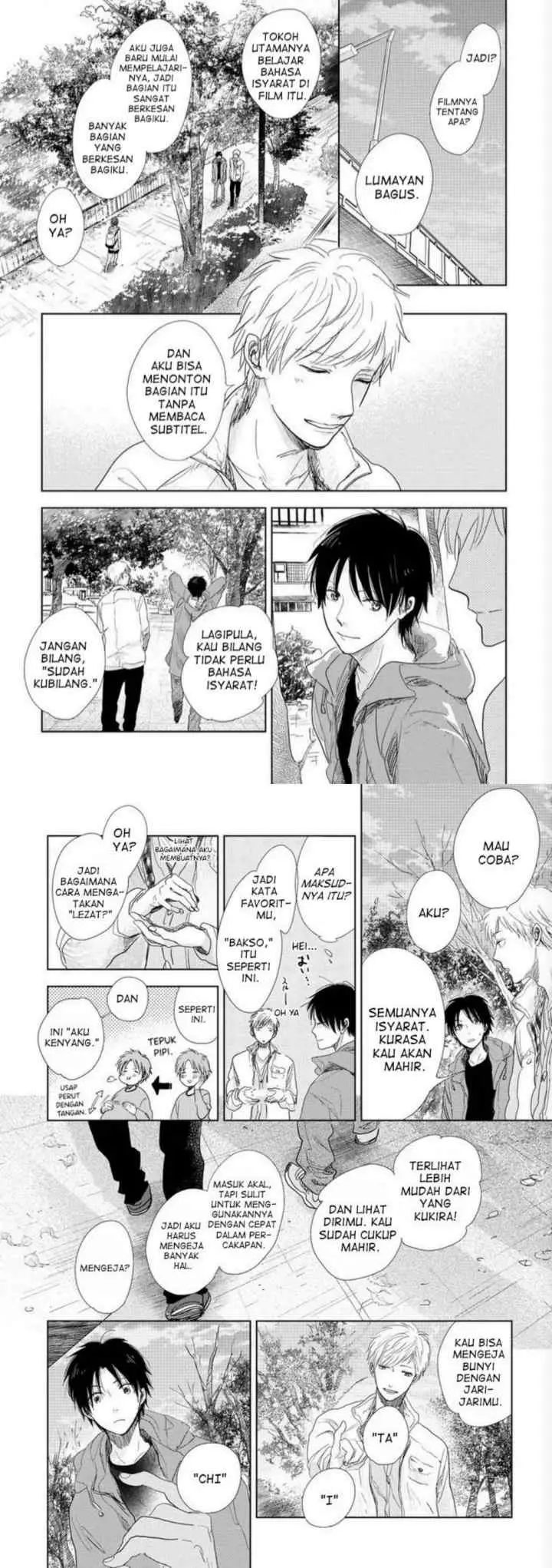 Hidamari ga Kikoeru chapter 5.5 halaman 6