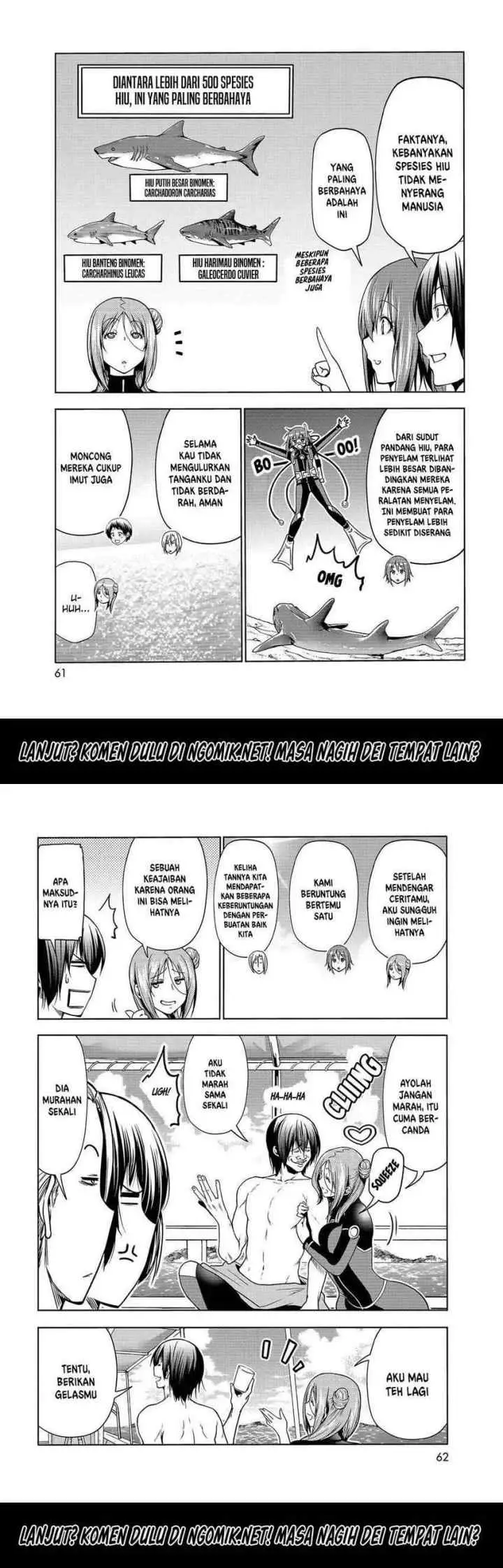 Grand Blue chapter 68.1 halaman 12