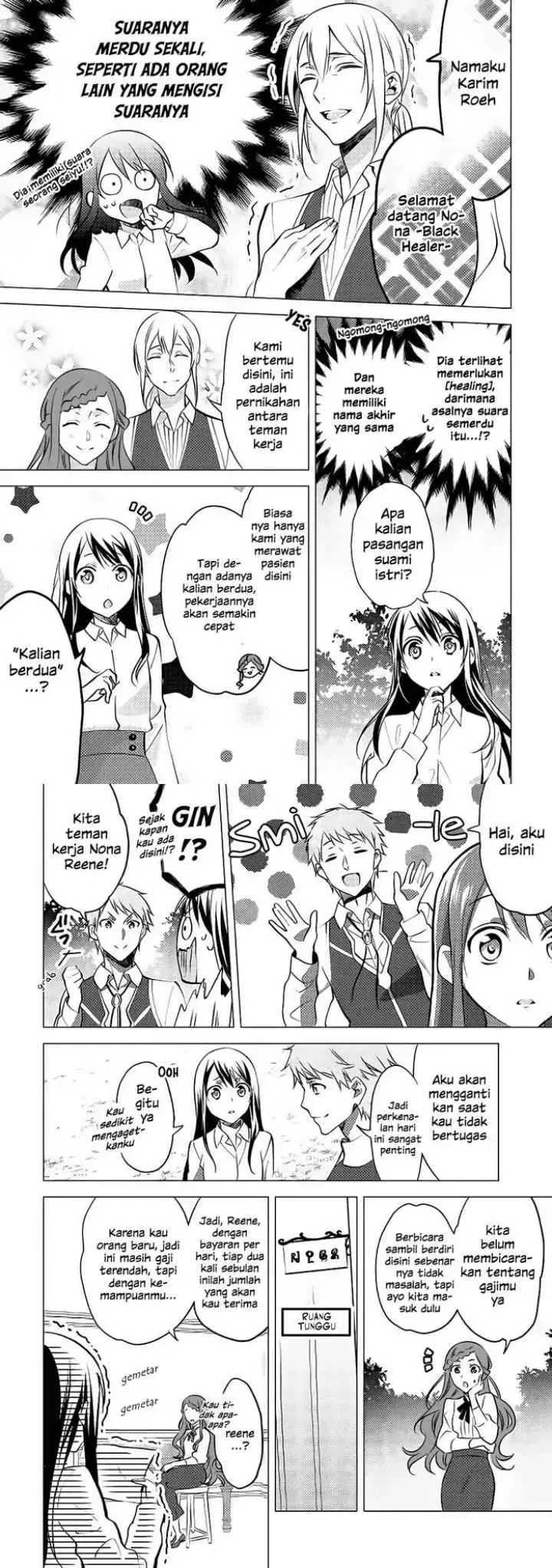 Isekai de ~Kuro no Iyashi Te~ tte Yobareteimasu chapter 9 halaman 5