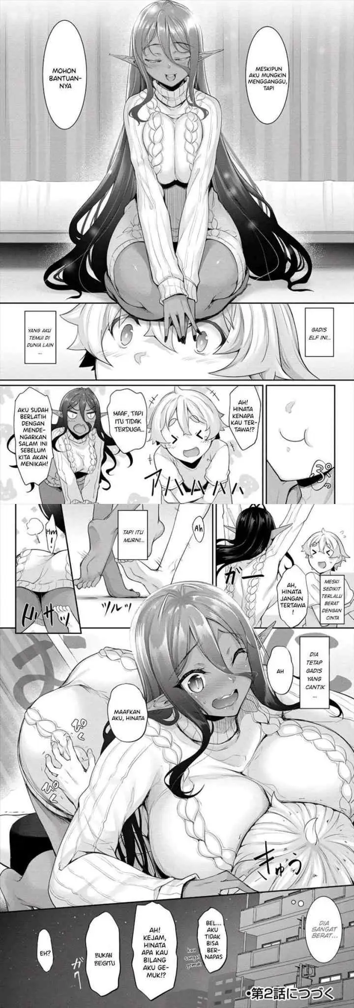 Chotto Dake ai ga Omoi Dark Elf ga Isekai Kara Oikakete Kita chapter 1 halaman 13