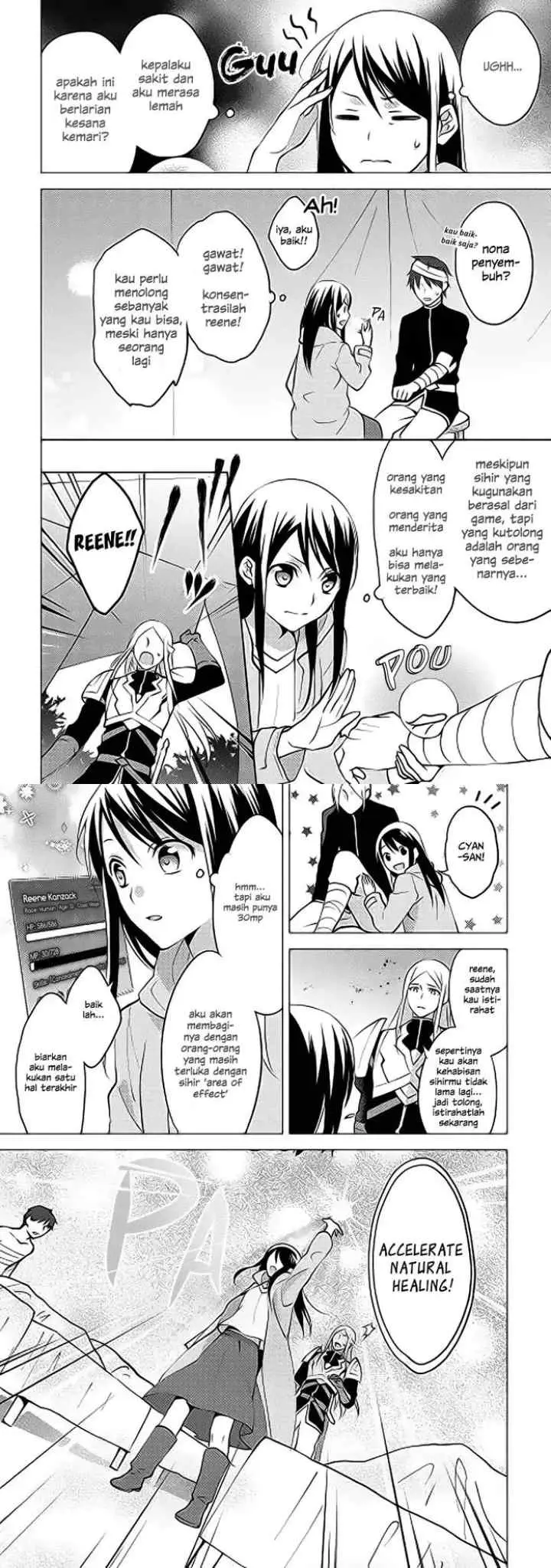 Isekai de ~Kuro no Iyashi Te~ tte Yobareteimasu chapter 4 halaman 14