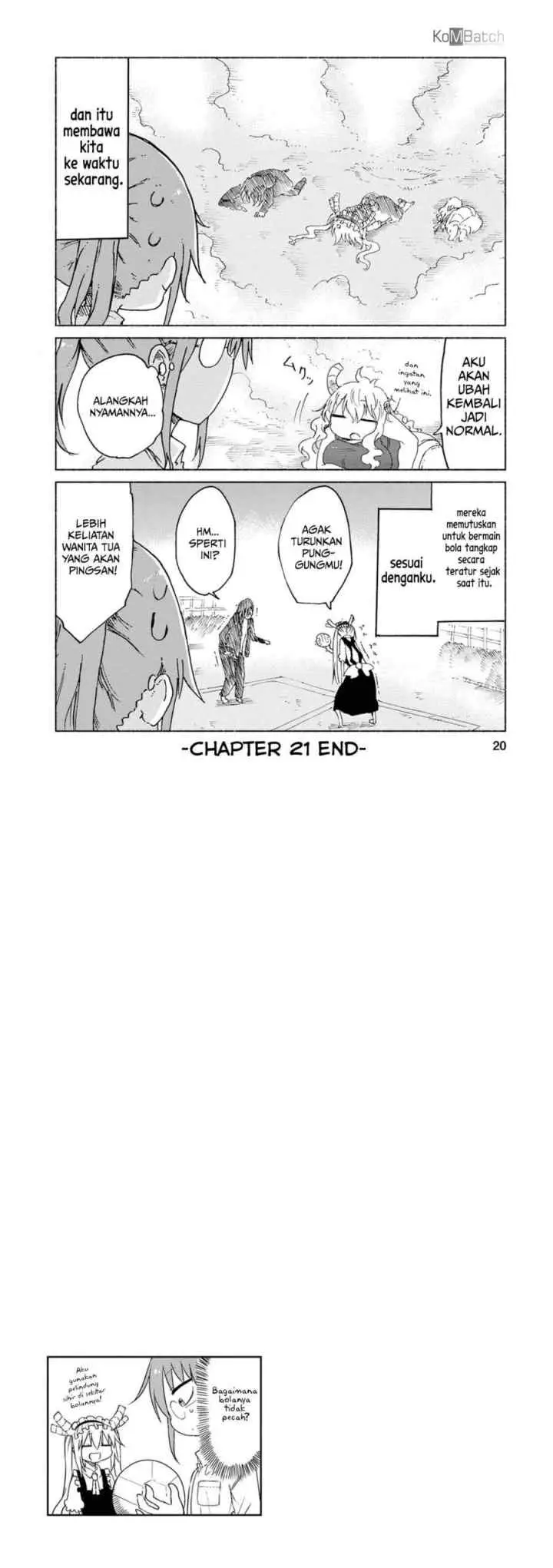 Kobayashi-san Chi no Maid Dragon chapter 21 halaman 10