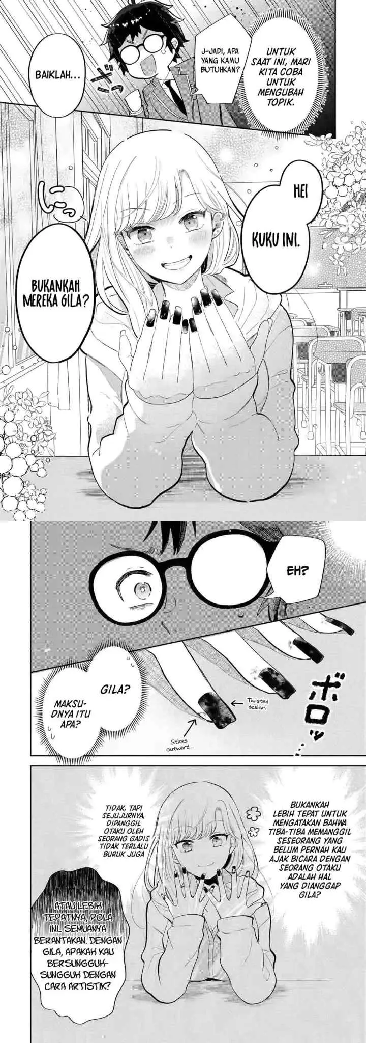 Gal ni Yasashii Otaku-kun chapter 1.1 halaman 4