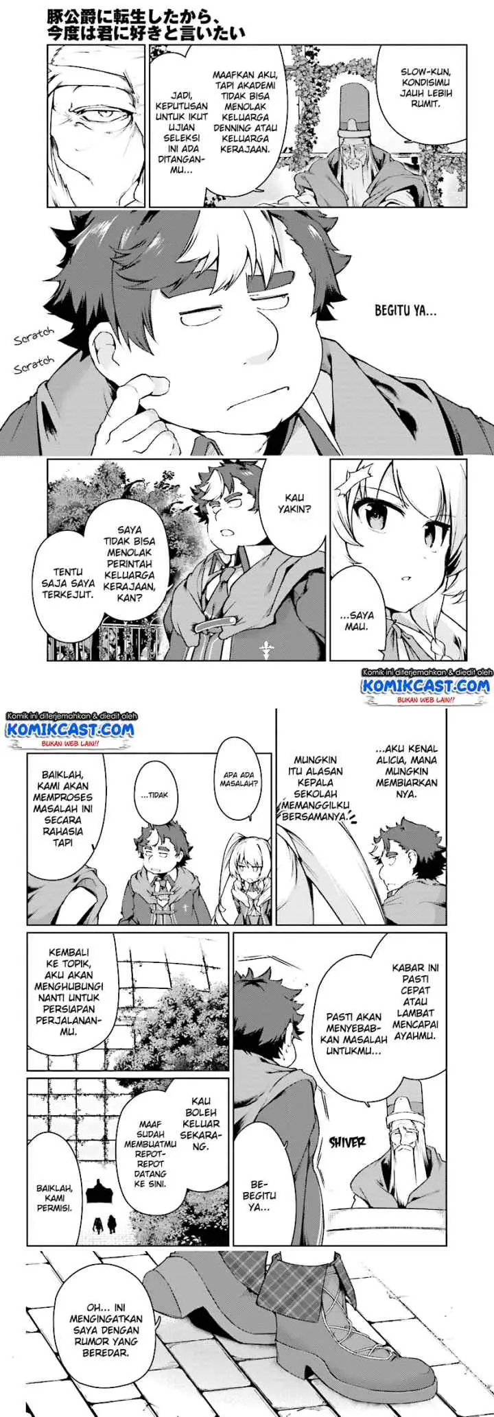Buta Koushaku ni Tensei shita kara Kondo wa Kimi ni Suki to Iitai chapter 13 halaman 6