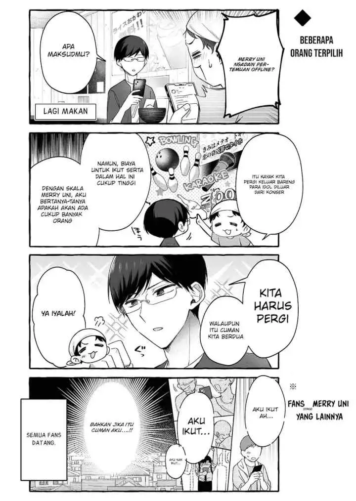 Damedol to Sekai ni Hitori Dake no Fan chapter 36 halaman 4