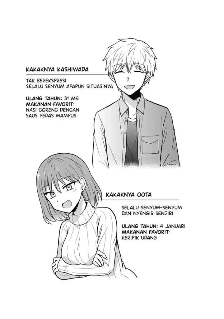 Kao ni denai Kashiwada-san to Kao ni deru Ota-kun chapter 28 halaman 12
