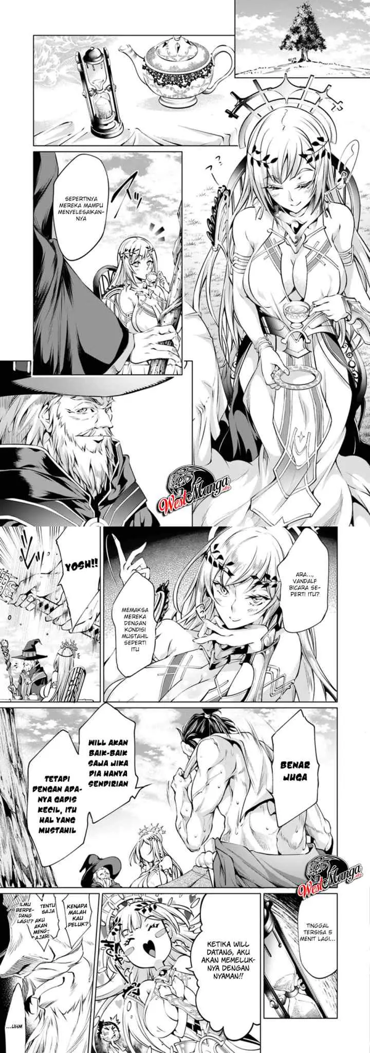 Kamigami ni Sodaterare Shimo no, Saikyou to Naru chapter 4.2 halaman 6