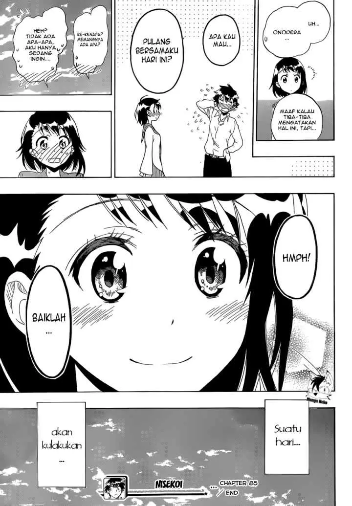 Nisekoi chapter 85 halaman 18