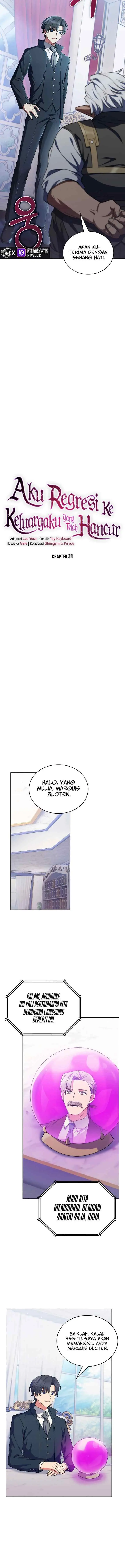 I Regressed to My Ruined Family chapter 38 halaman 10