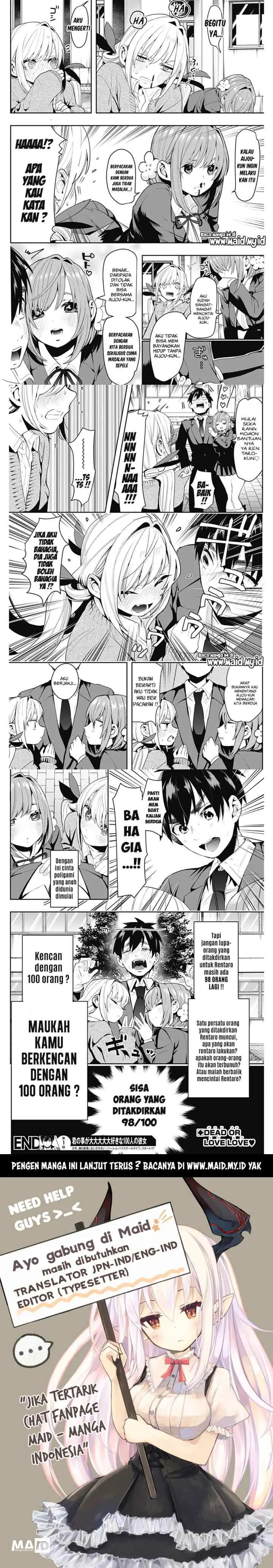 Kimi no Koto ga Dai Dai Dai Dai Daisuki na 100-ri no Kanojo chapter 1 halaman 16
