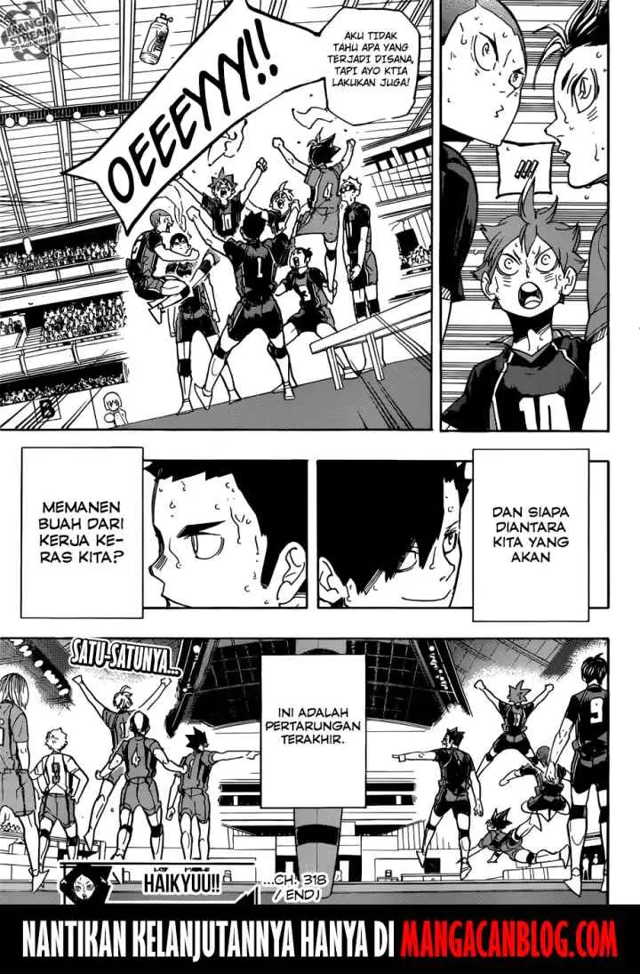 Haikyuu!! chapter 318 halaman 20