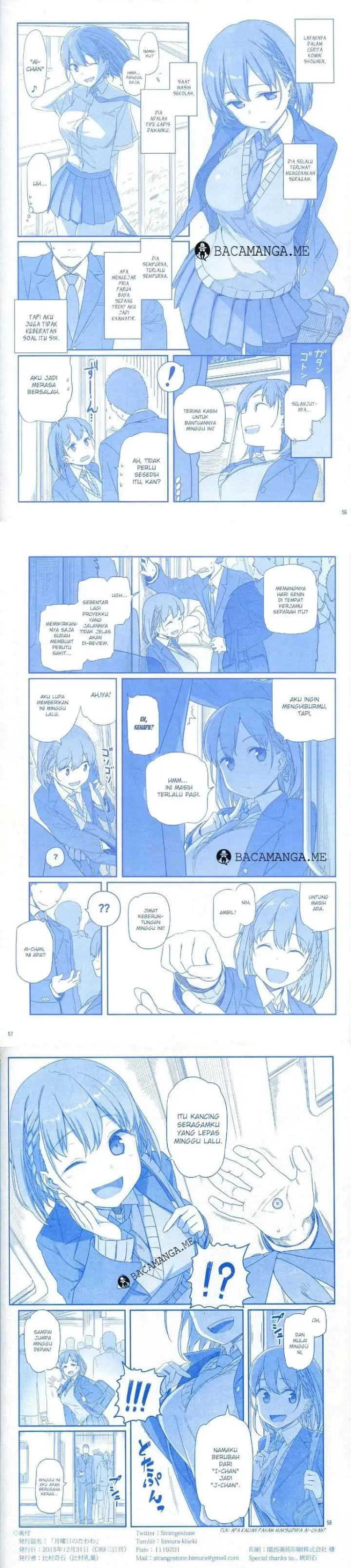 Getsuyoubi no Tawawa (Serialization) chapter 1 halaman 19