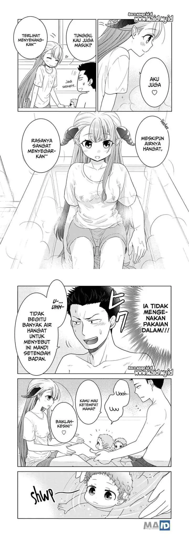 Kitaku Tochuu de Yome to Musume ga Dekita n dakedo Dragon datta chapter 9.1 halaman 6
