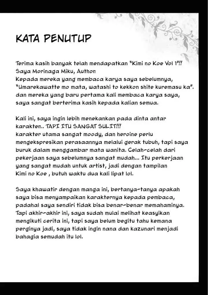 Kimi no Koe chapter 5.5 halaman 6